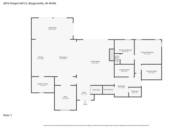 3874 Chapel Hill Court, Bargersville, IN 46106