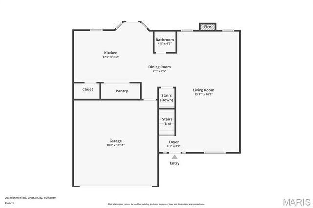 203 Richmond Drive, Crystal City, MO 63019