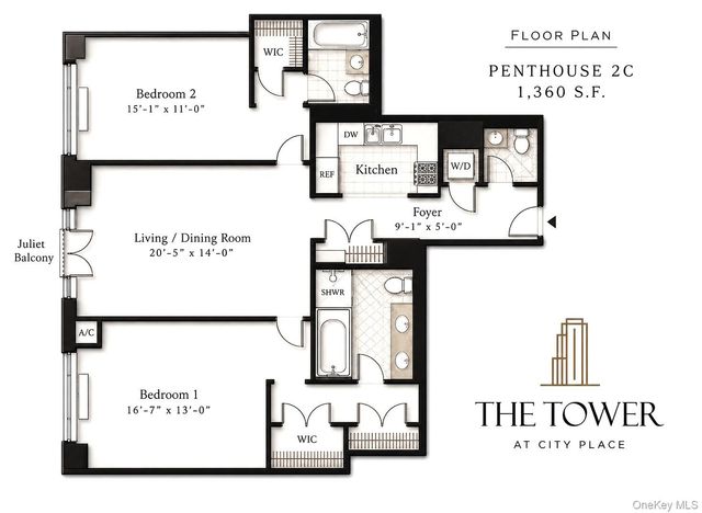 10 City Place PH2C, White Plains, NY 10601