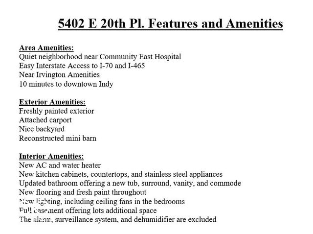 5402 E 20th Place, Indianapolis, IN 46218