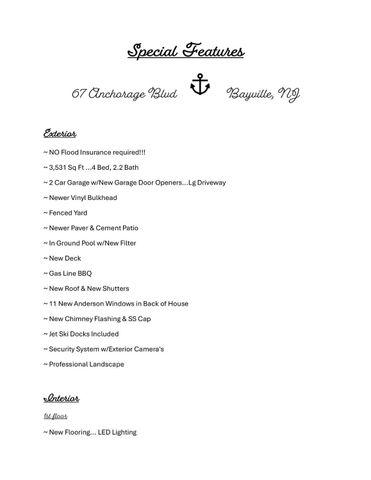 67 Anchorage Boulevard, Bayville, NJ 08721