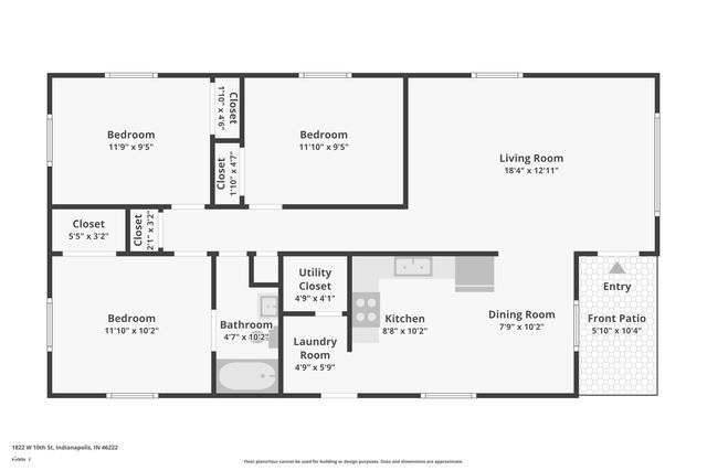 1822 W 10th Street, Indianapolis, IN 46222