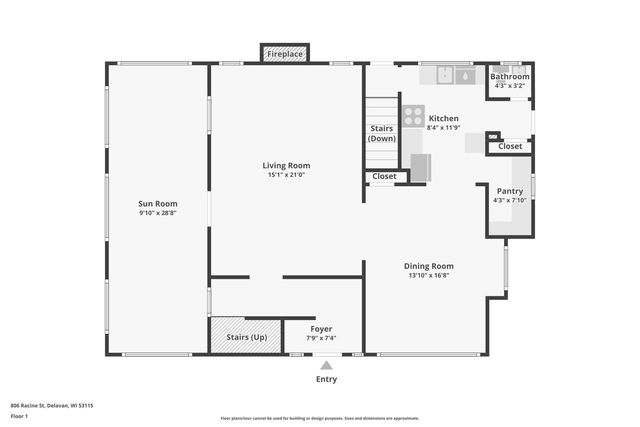 806 Racine STREET, Delavan, WI 53115