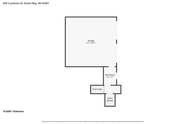 839 S JACKSON STREET, Green Bay, WI 54301