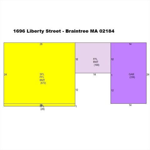 1696 Liberty St, Braintree, MA 02184