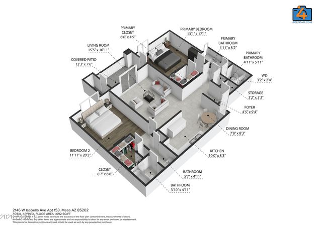 2146 W ISABELLA Avenue 153, Mesa, AZ 85202