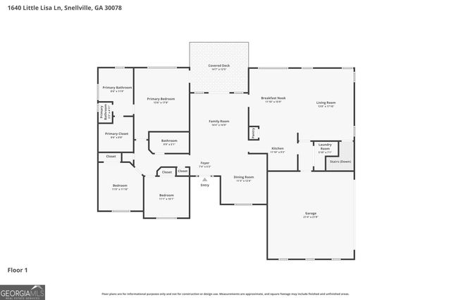 1640 Little Lisa Lane, Snellville, GA 30078