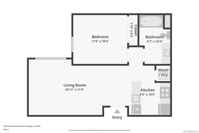 1970 Columbia Street 301, San Diego, CA 92101