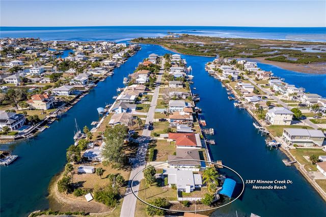 3387 MINNOW CREEK DRIVE, Hernando Beach, FL 34607