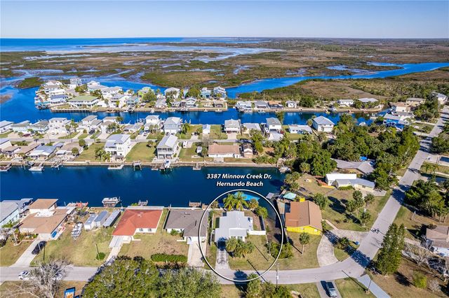3387 MINNOW CREEK DRIVE, Hernando Beach, FL 34607