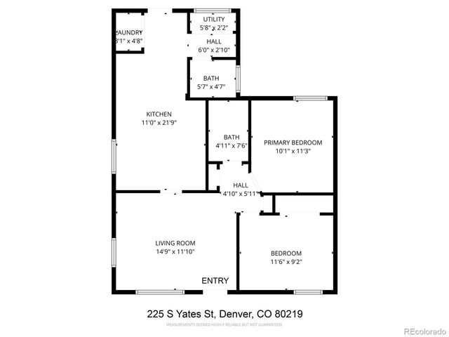 225 S Yates Street, Denver, CO 80219