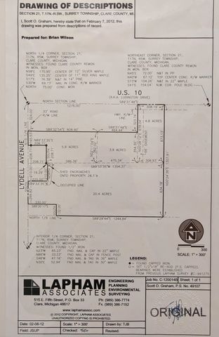3339 W Ludington Drive, Farwell, MI 48622
