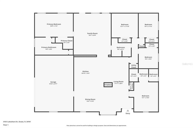 418 E LAKESHORE DRIVE, Ocoee, FL 34761