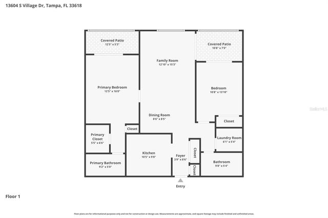 13604 S VILLAGE DRIVE 104, Tampa, FL 33618