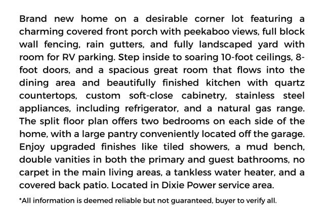 3129 S 4850 W, Hurricane, UT 84737