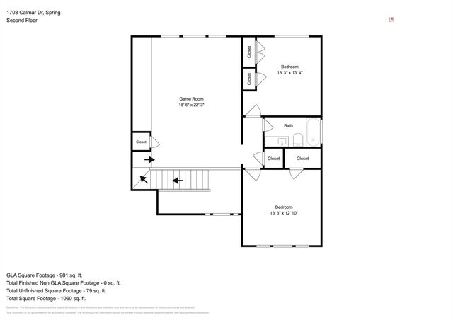 1703 Calmar Drive, Spring, TX 77386