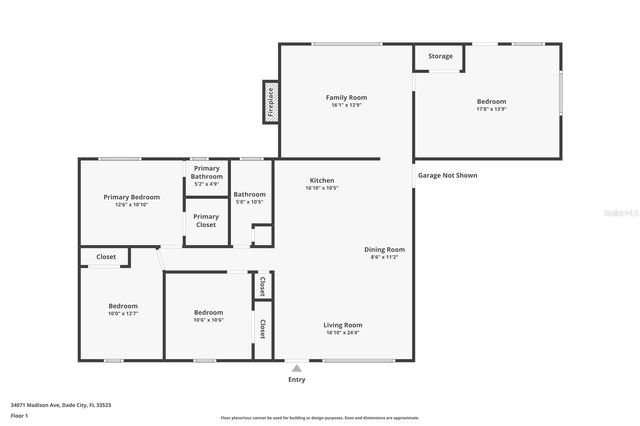 34071 MADISON AVENUE, Dade City, FL 33523