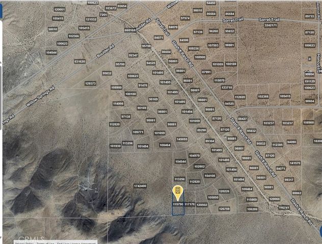0 West of Slash X Ranch Rd., Barstow, CA 92311