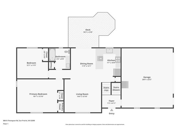 888 N Thompson Road, Sun Prairie, WI 53590