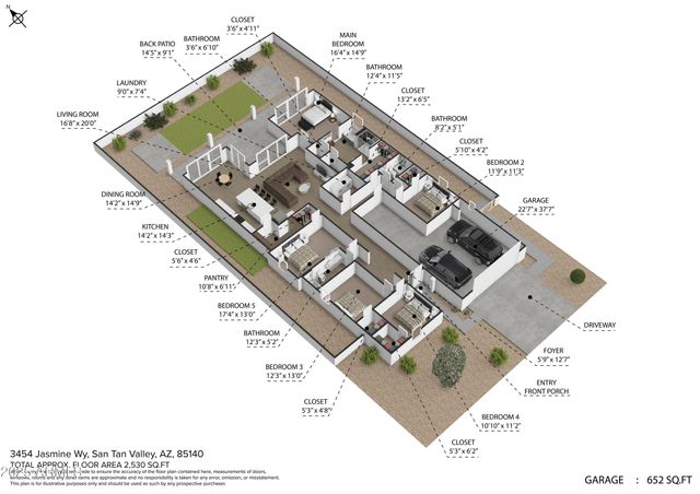 3454 E JASMINE Way, San Tan Valley, AZ 85143