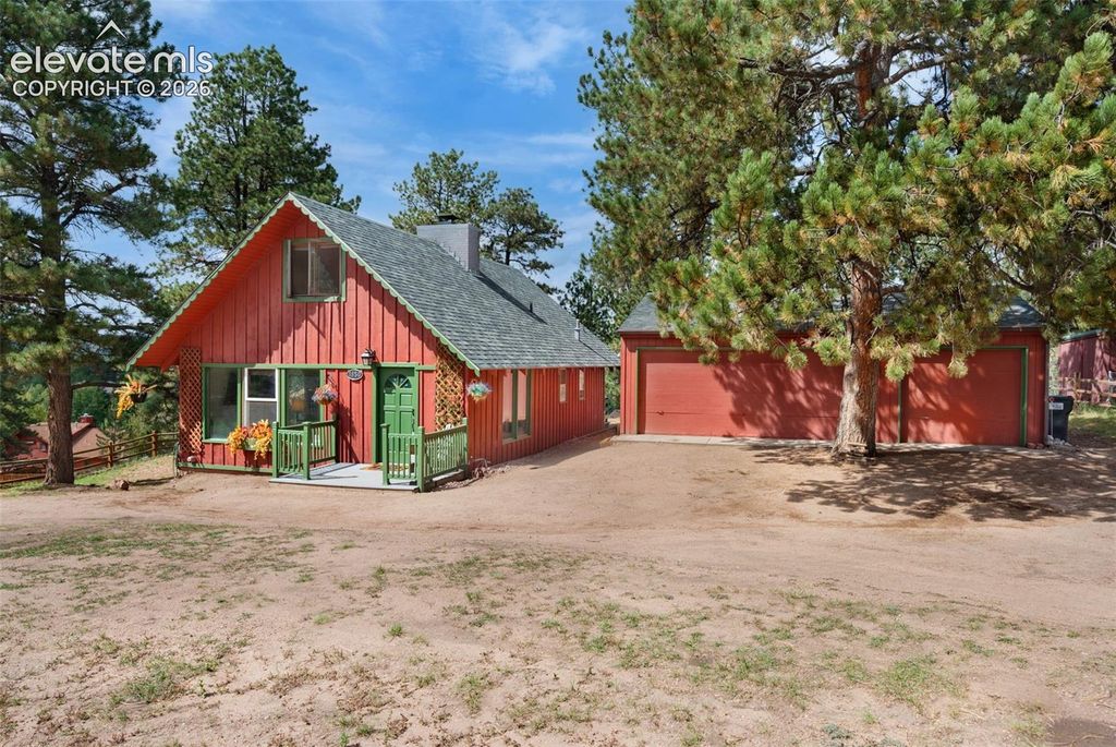 1850 Navajo Trail, Woodland Park, CO 80863 — exterior