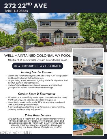 272 22nd Avenue, Brick, NJ 08724
