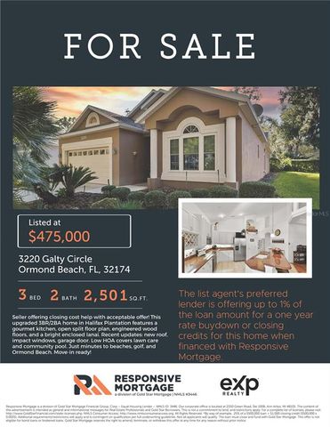 3220 GALTY CIRCLE, Ormond Beach, FL 32174