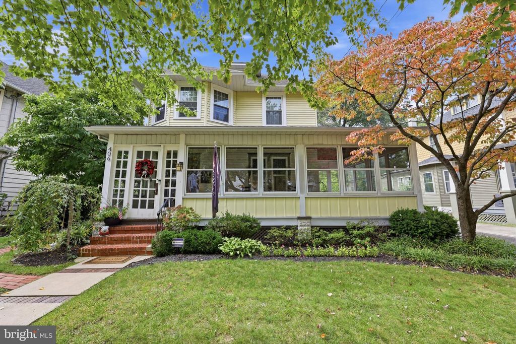 406 LINDEN AVE, HADDONFIELD, NJ 08033 — exterior