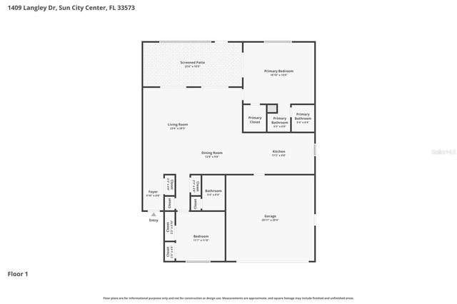 1409 LANGLEY DRIVE 1409, Sun City Center, FL 33573