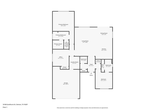 10108 Sandhurst Drive, Denton, TX 76207