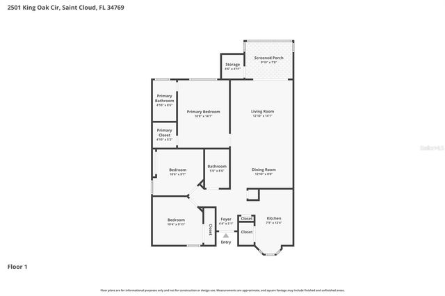 2501 KING OAK CIRCLE, St Cloud, FL 34769