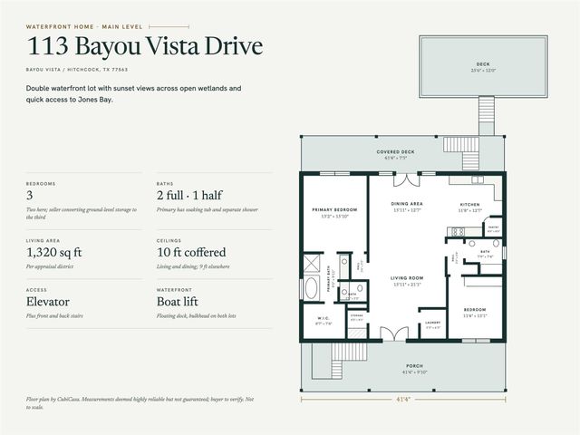 113 Bayou Vista Drive, Hitchcock, TX 77563