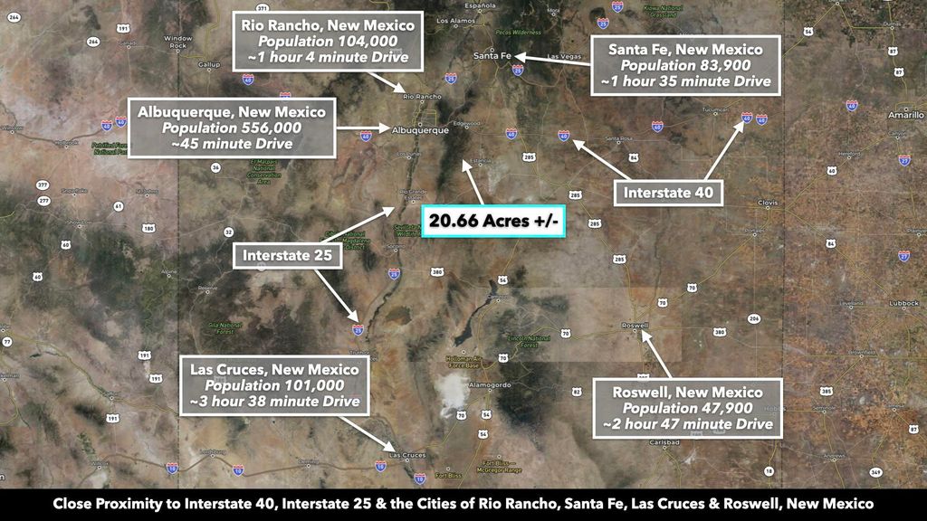 Image 20 of property listing at 50 Manzano Morning Drive, Estancia, NM 87016