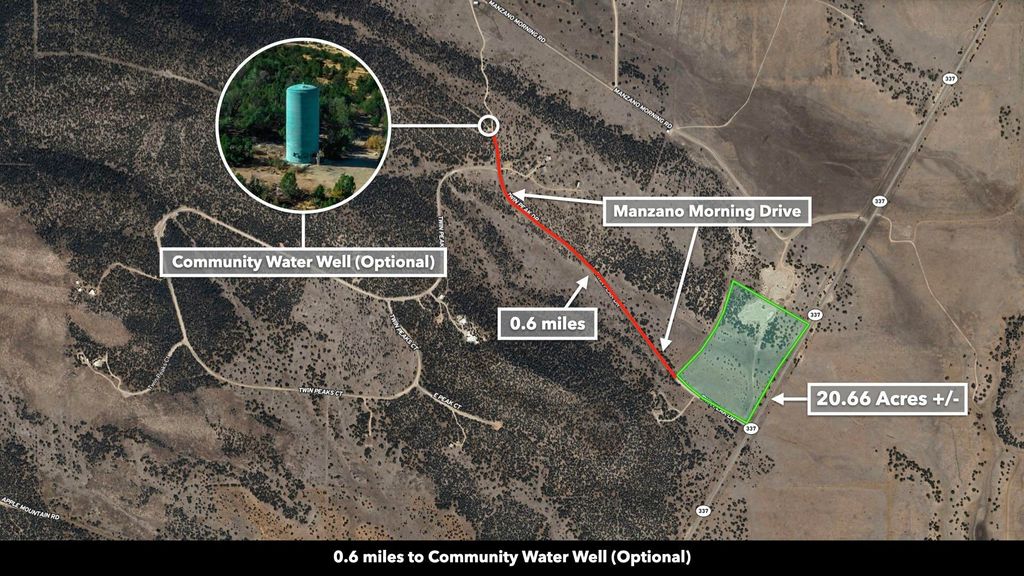 Image 25 of property listing at 50 Manzano Morning Drive, Estancia, NM 87016