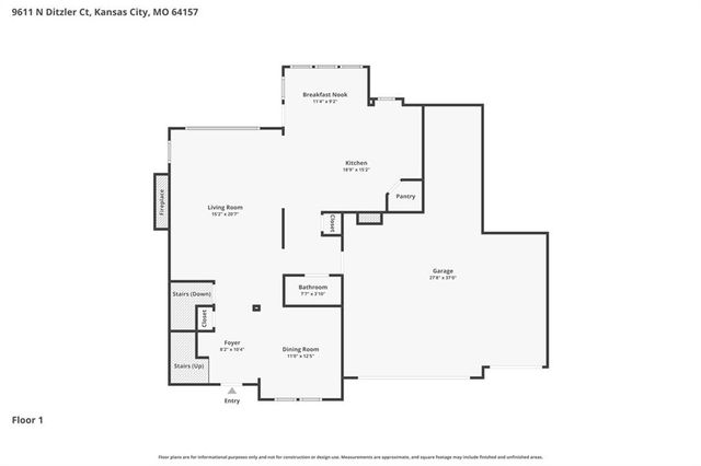 9611 N Ditzler Court, Kansas City, MO 64157