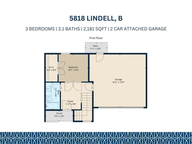 5818 Lindell Avenue B, Dallas, TX 75206