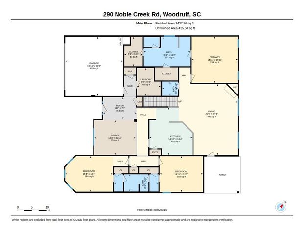 290 Noble Creek Road, Woodruff, SC 29388