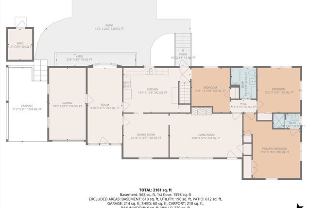 3038 Dover DR, Roanoke, VA 24018