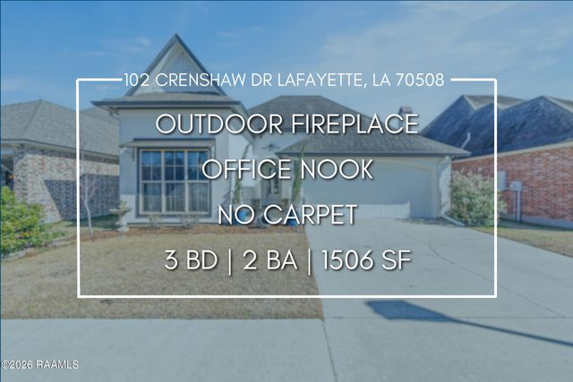 102 Crenshaw Drive, Lafayette, LA 70508