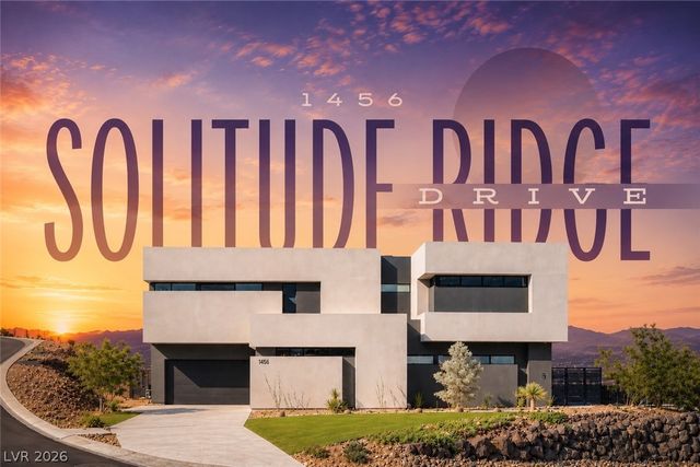 1456 Solitude Ridge Drive, Henderson, NV 89012