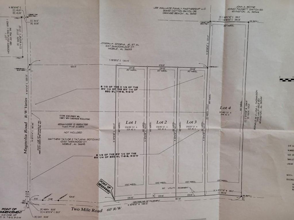 0 Two Mile Road, Irvington, AL 36544