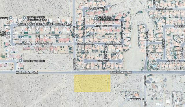 0 Apn 664-140-019, Mission Lakes Boulevard, Desert Hot Springs, CA 92240
