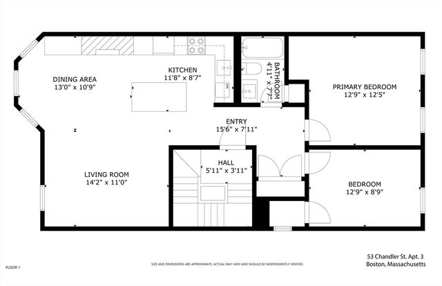 53 Chandler Street 3, Boston, MA 02116