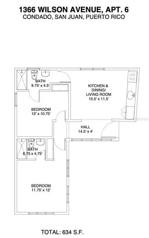 1366 WILSON AVE 6, San Juan, PR 00907