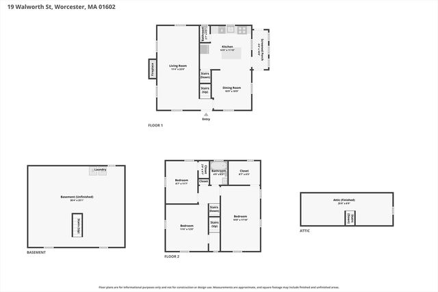 19 Walworth Street, Worcester, MA 01602