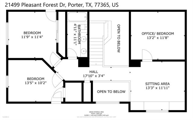 21499 Pleasant Forest Bend, Porter, TX 77365