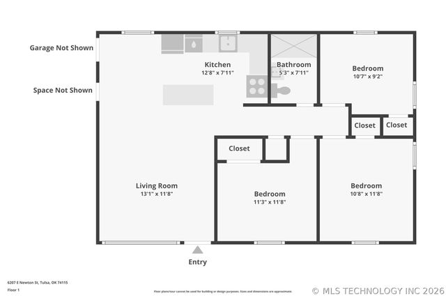 6207 E Newton Street, Tulsa, OK 74115