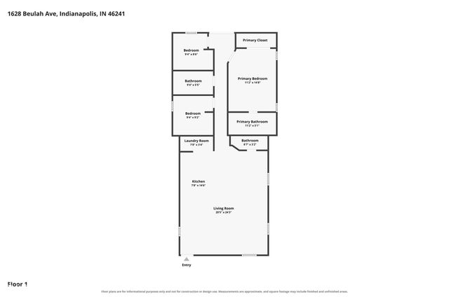 1628 Beulah Avenue, Indianapolis, IN 46241