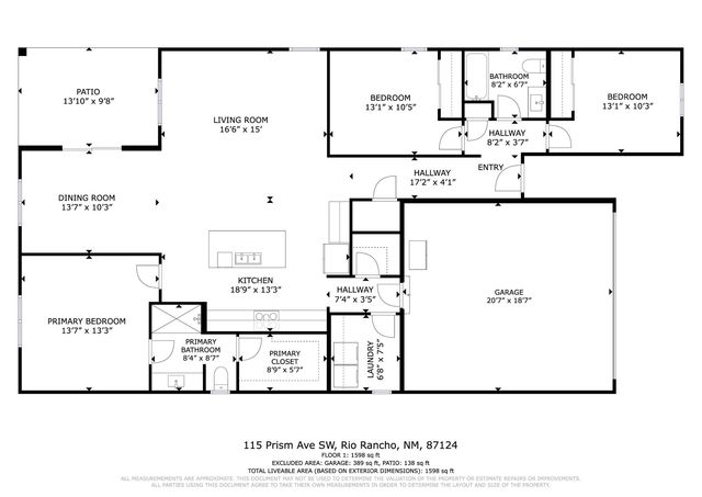 115 Prism Avenue SW, Rio Rancho, NM 87124