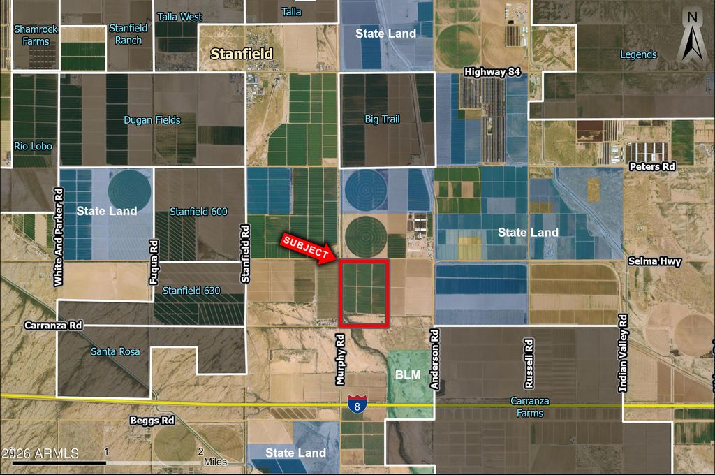 0 W Selma Highway -, Stanfield, AZ 85172 — exterior